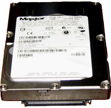 MAXTOR MODEL ATLAS10K5_146SCA Disk Drive